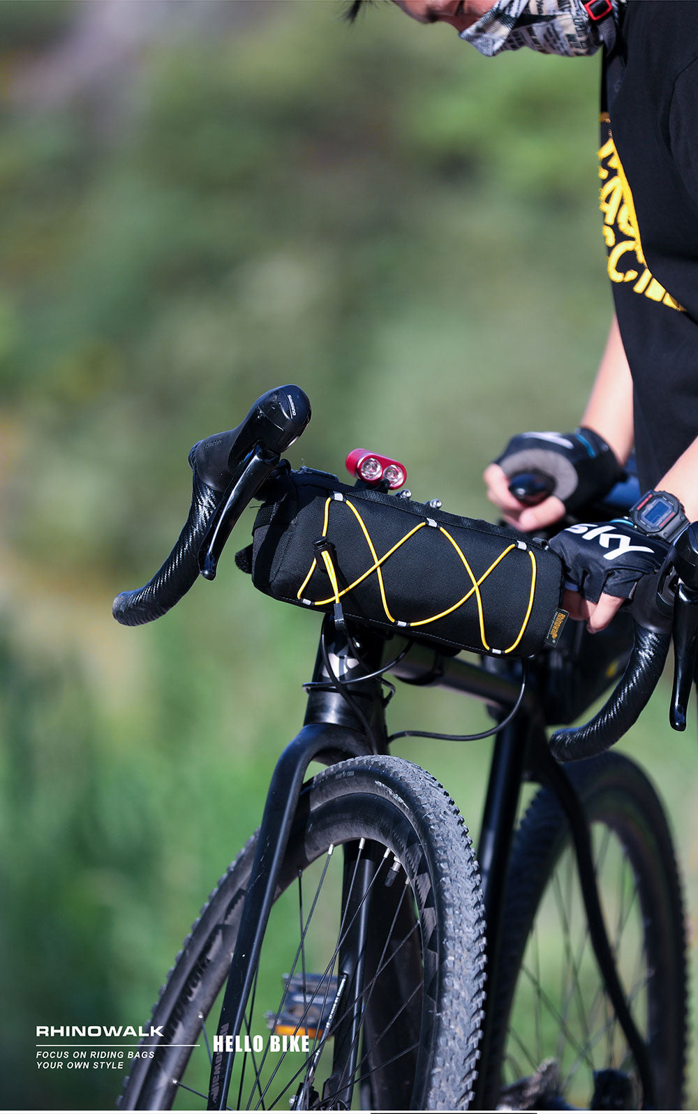Roll Bag Para Manubrio Marca Rhinowalk